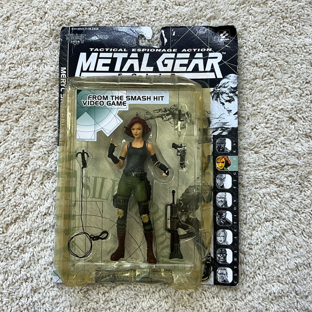 NWT VINTAGE 1999 Tactical Espionage Action Metal Gear Meryl Silverburgh